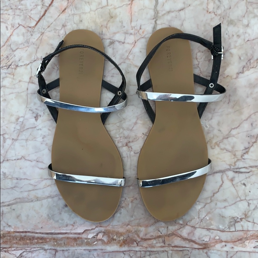 Mirrored sandals